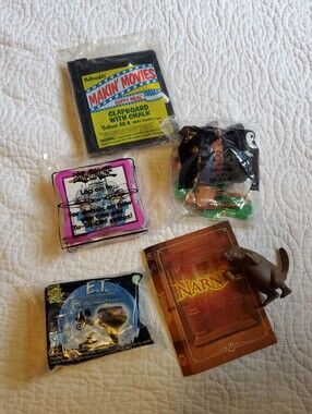 E.T Narnia Yugioh Lilo & Stitch Mcdonalds Happy Meal Toy Lot All Sealed But One